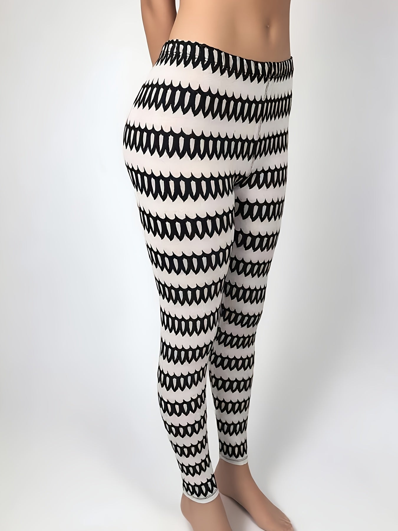 The Leggings Women's Fashion Printed Fashion Leggings Regular Workout