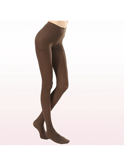 4-Pair Women's Full-Length Winter Warmth Solid Color Tights - High-Elasticity Non- Leggings Suitable for,, Daily Wear - Machine Washable & Hand Washable Elegant Fit & Performance Enhancing
