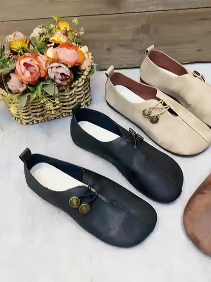 2025 Summer New Soft Flat Casual Single Shoes Women's Round Toe Slip-on Plus Size Women's Shoes, Women Shoes