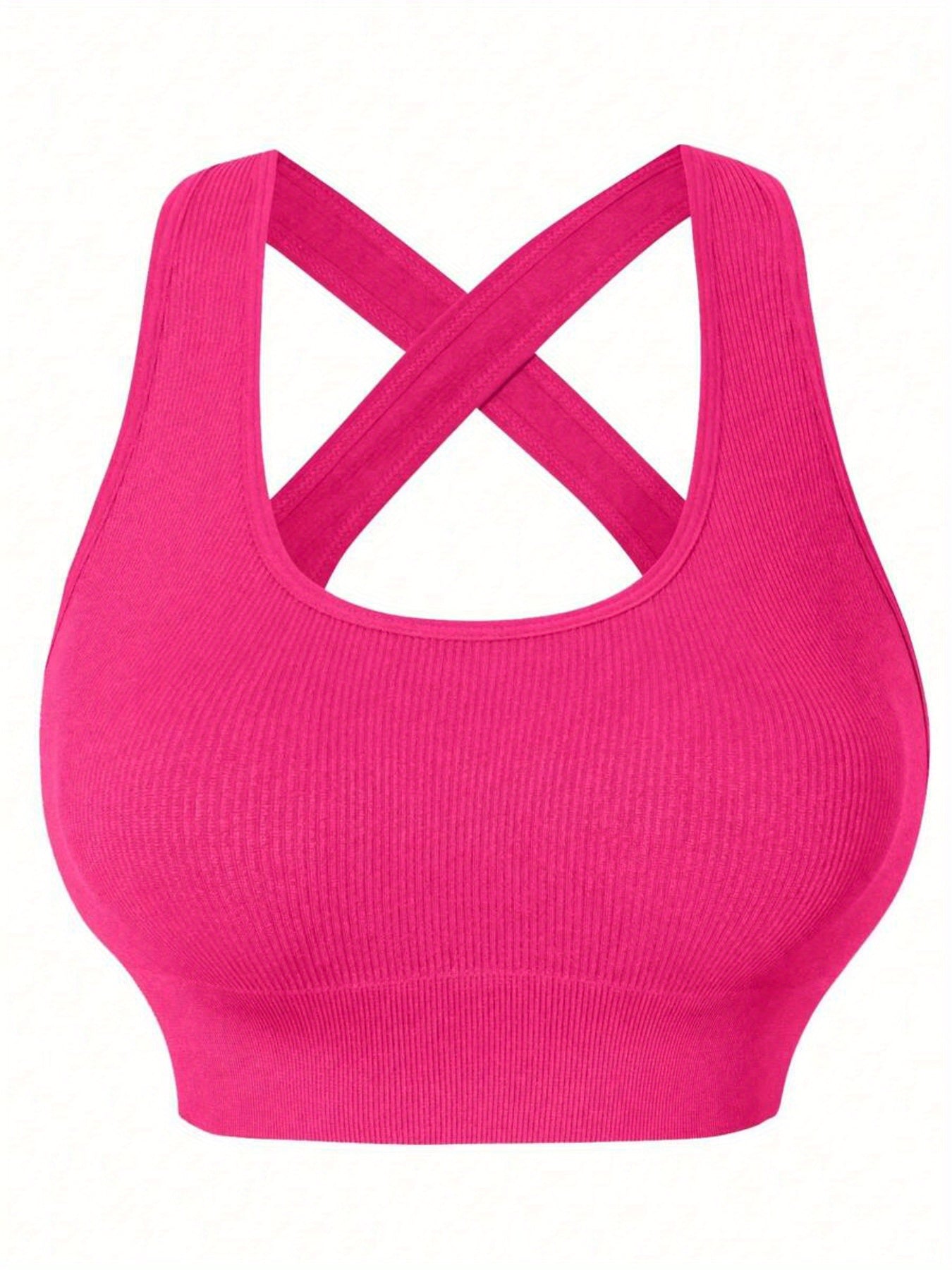 Three Sets of Seamless Women'S Sportswear Suits, Featuring High Elasticity, See-Through Back Bras And Tight-Fitting Short Pants for Enhancing Buttocks