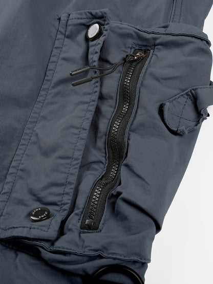 Solid Cargo Men's Casual Long Pants with Multiple Pockets AndButtons, Outdoor Hiking Camping Mountaineering