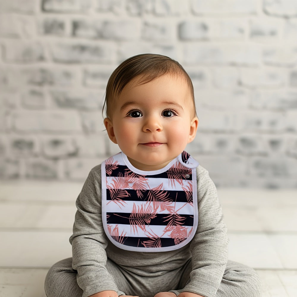 Baby Bib - 12-pcs Adjustable 12pcs Bibs