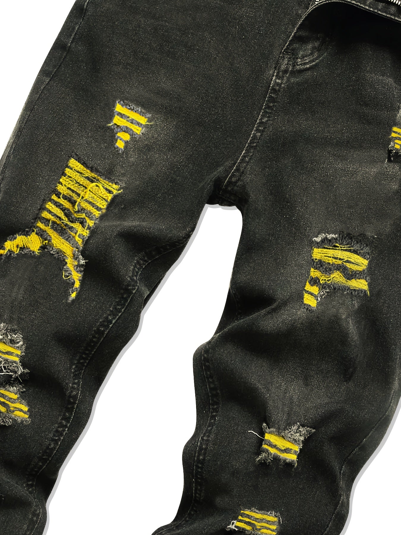 3-pack Men'S Slim Fit Ripped Jeans Distressed Denim Pants Casual Streetwear Fashion Trousers Hip Hop Trendy Joggers For Men