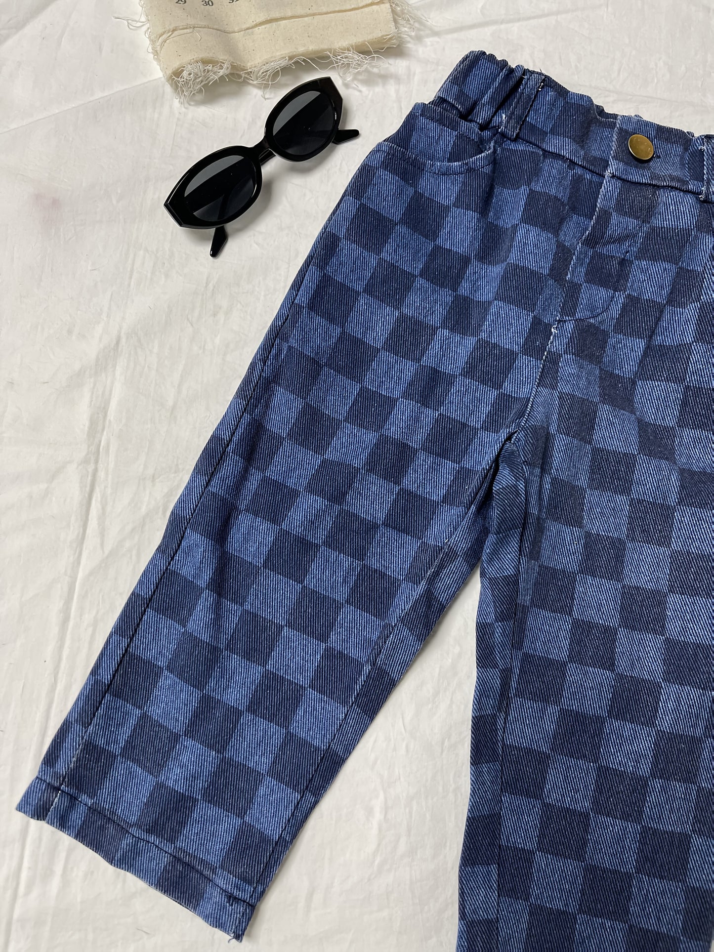2024 Autumn Winter New Collection Boys And Girls Korean Easy Japanese Trendy Fashion Plaid Long Pant, for Outdoor