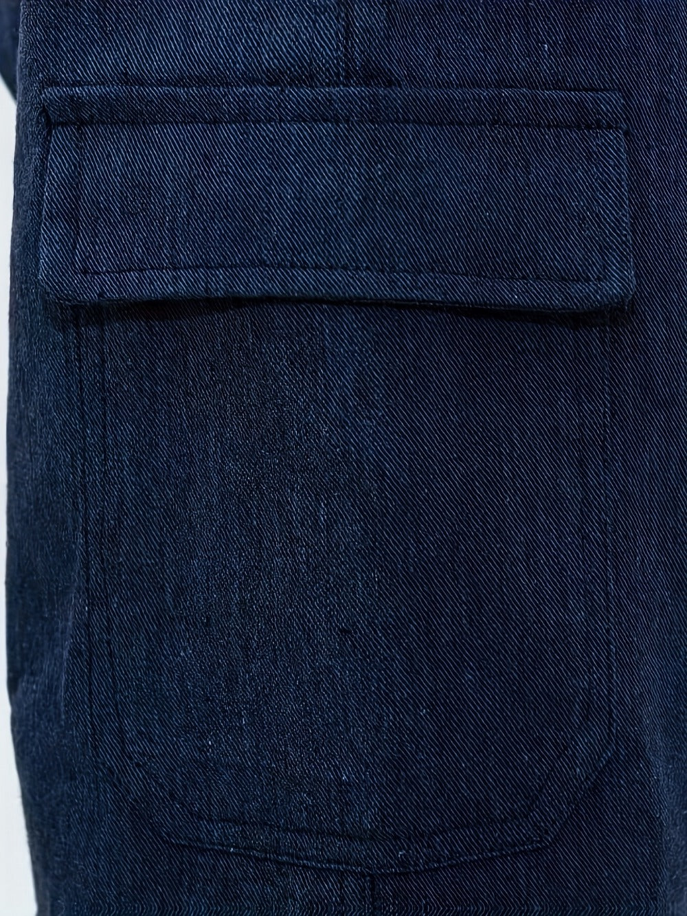 Unisex Hooded Denim-Look Coveralls - Loose Fit Zipper Front