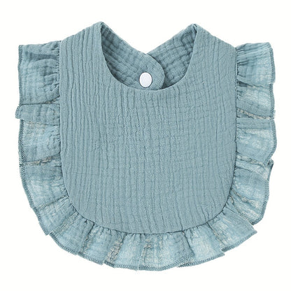 Baby Bib - 7-pack Adjustable Muslin Soft