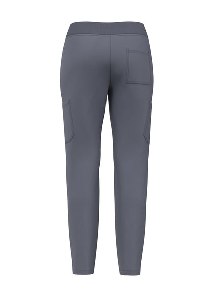 Women's Scrub Pants Set, Elastic Breathable Polyester Spandex Blend, V-Neck Short Sleeve with Pocket, Solid Color, for Work