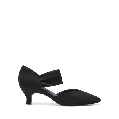 Women's Kitten Heels Low Pumps Shoes Pointed Closed Toe Slip On Dress Work Bridal Party Wedding Kitten Heel Pumps D'orsay Design Sweet And Elegant Comfortable Pumps Casual Dressy Shoes