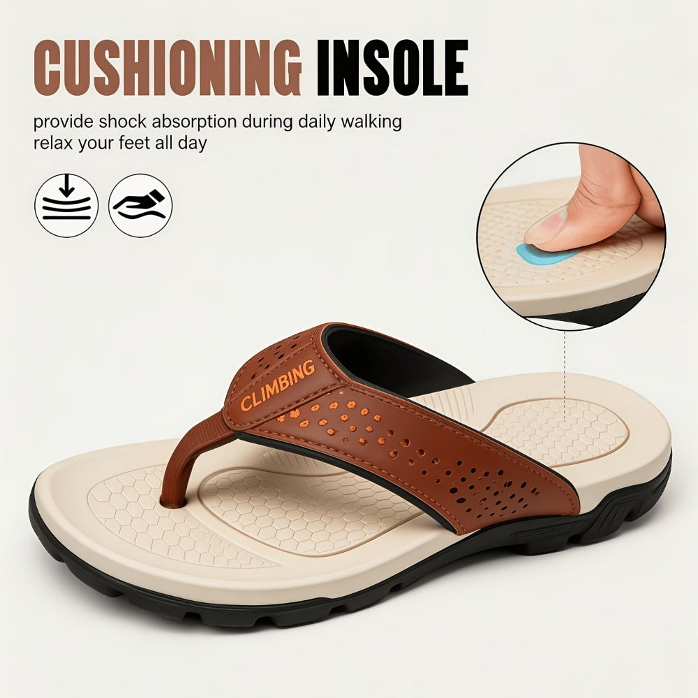 Men's Flip Flops - Quick Dry Non-Slip Sole for Beach & Water 315237