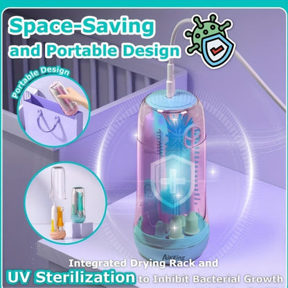 Electric Bottle Brush Set - USB Rechargeable Cleaning Kit