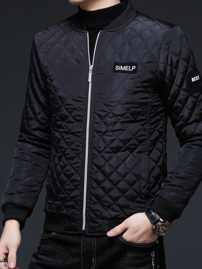 2025 Casual Men Graphic Printed Zipper Pockets Spring Autumn Rave Jacket for Traveling Back to School Casual Jacket, Suitable for Autumn AND Winter Valentine's Day Gifts