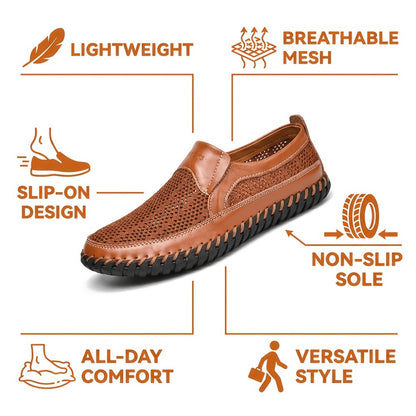 Men's Loafers & Slip-Ons - Breathable Comfort & Lightweight Design