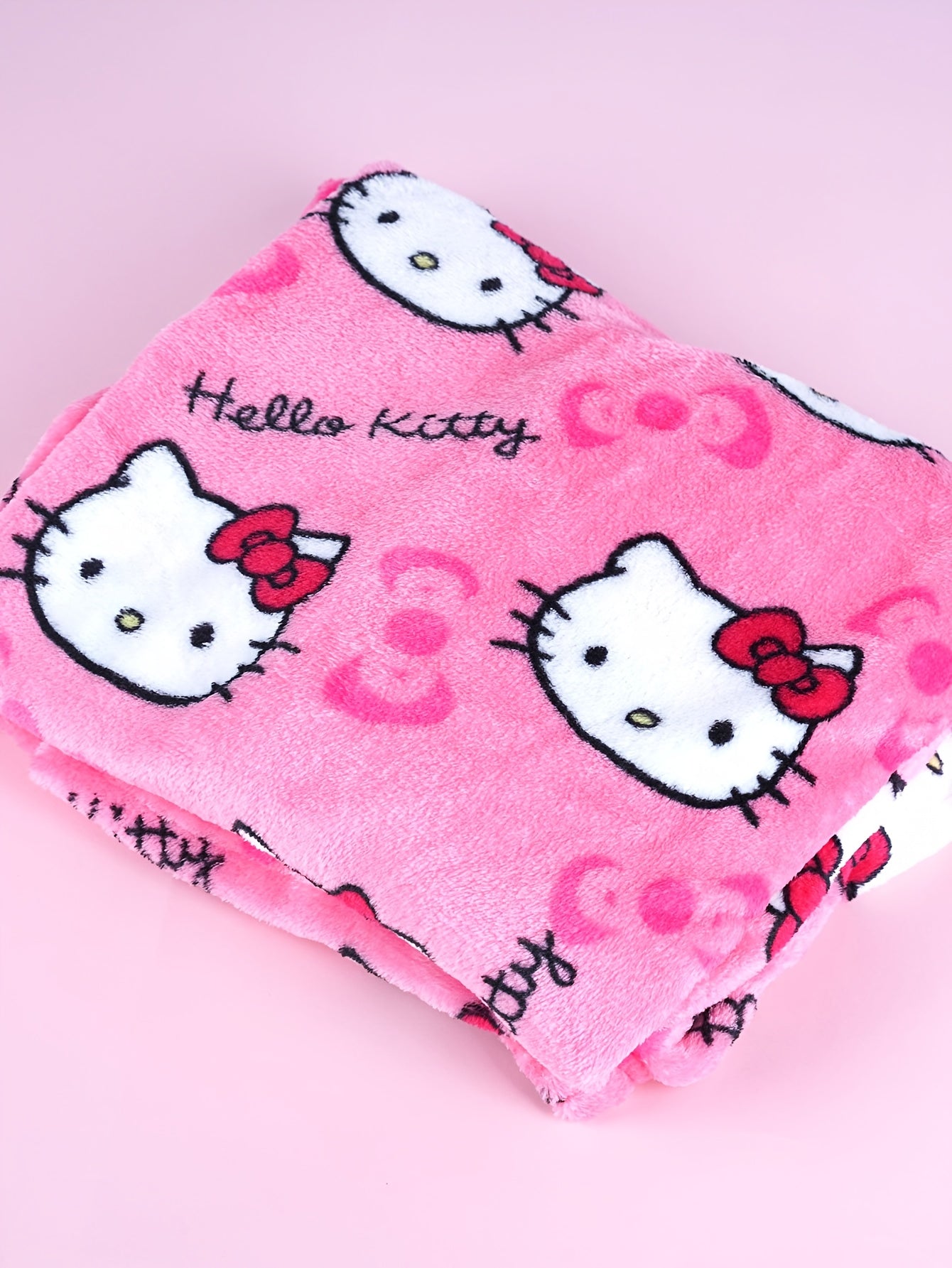 Sanrio KT Cat Pajama Pants for Women - 2pcs Sleepwear Set with Cute KT Cat Face & Full-Length Pants, Cozy Flannel Pajamas for s, - Nightwear ()