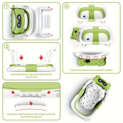 Baby Bathtub - Portable Foldable Travel Soft 1765