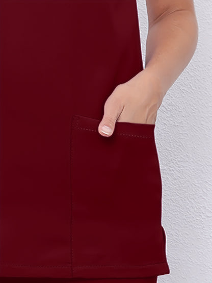 Women'S V-Neck Frosted Breathable Uniform Hand Washing Workwear Brush Hand Clothes Top
