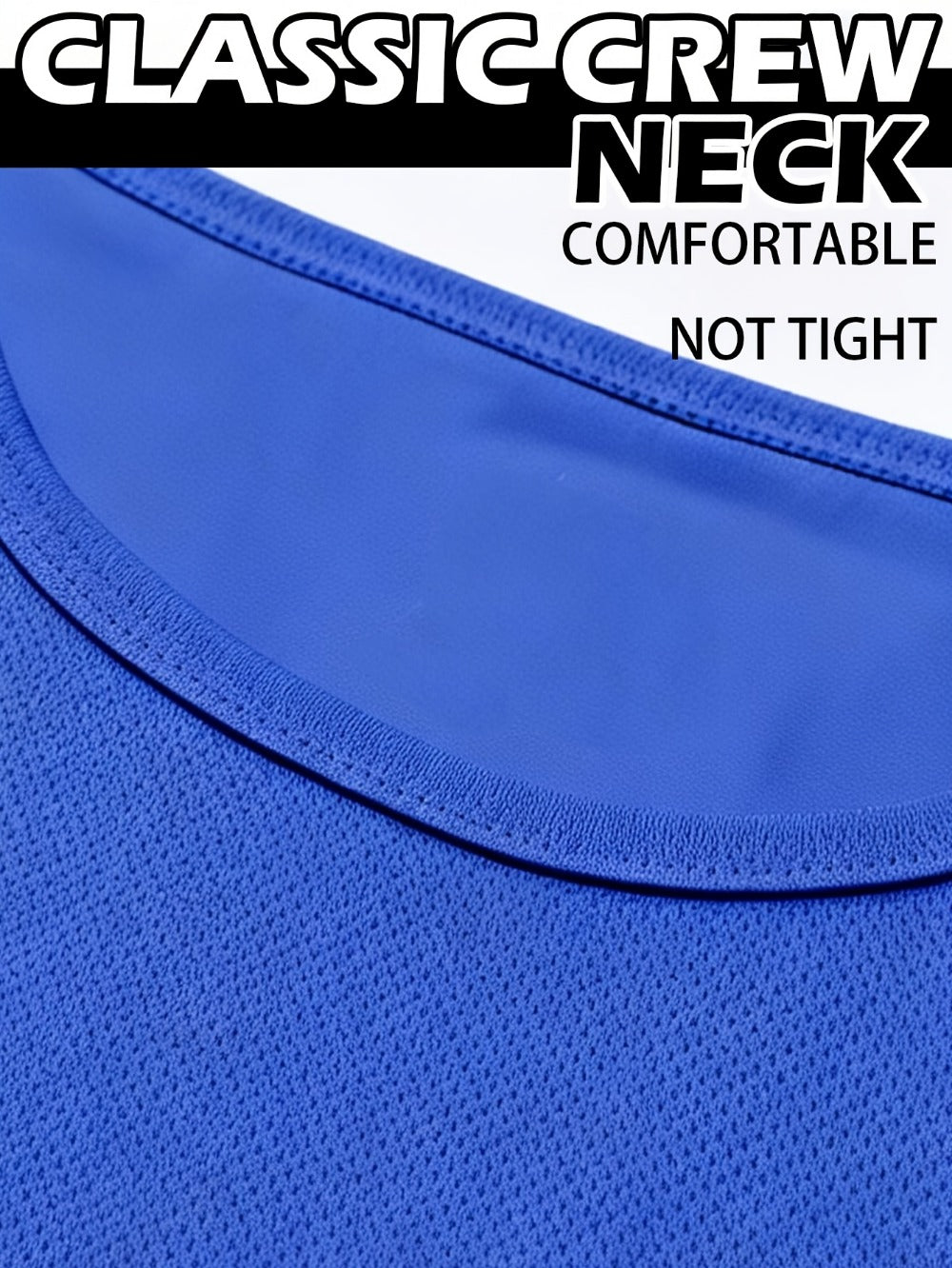 Men's Plus Size Performance Tank Tops - 5-Pack Breathable Sports Vests