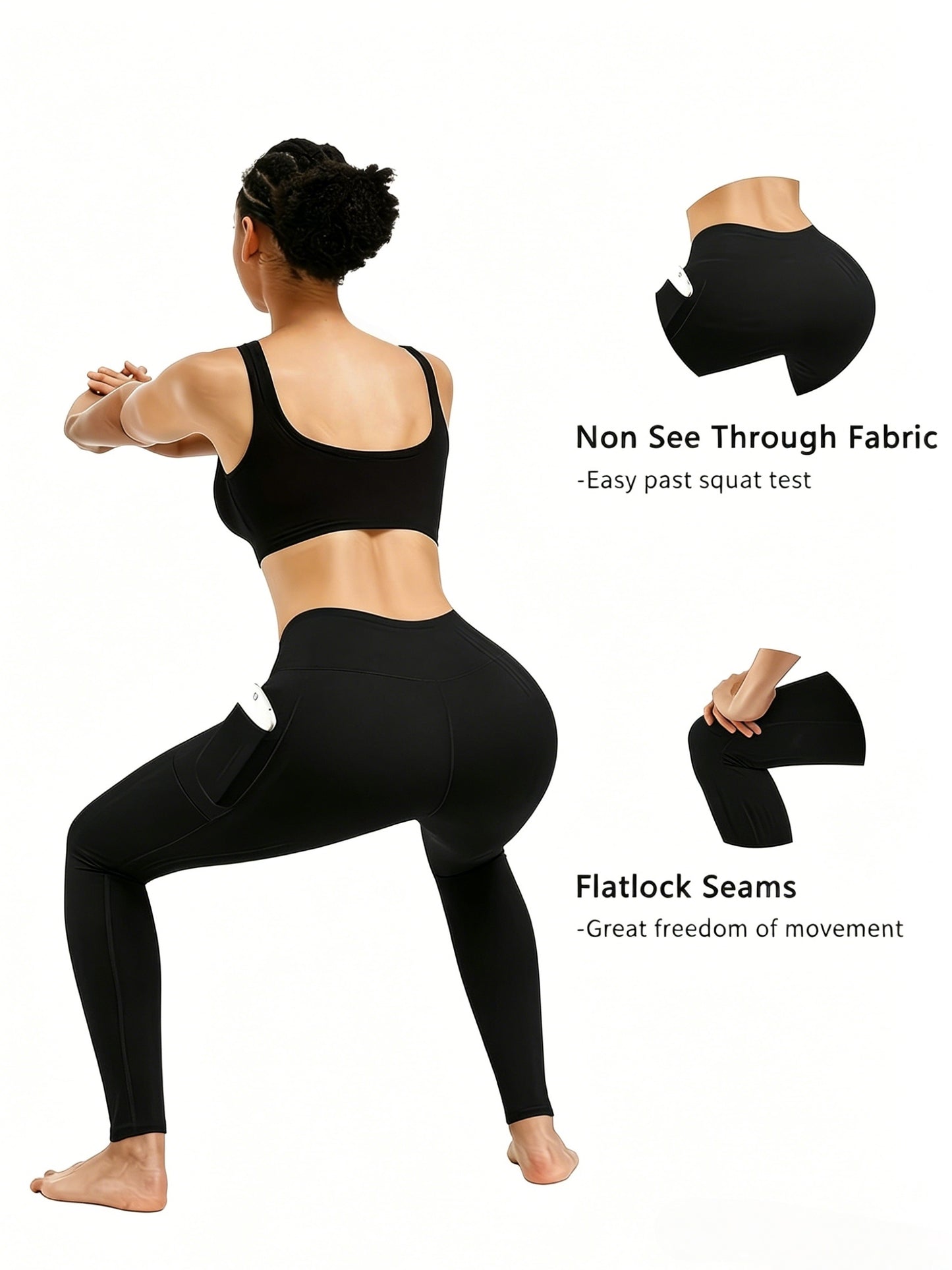 5pcs Women'S Hip-lifting& Tummy Control Leggings, Quick-drying, Breathable, Highly Elastic and Soft, Suitable for Gym, Yoga, Pilates, Beach Wear, Undergarments, Casual Pants, Yoga Pants and Safety Shorts