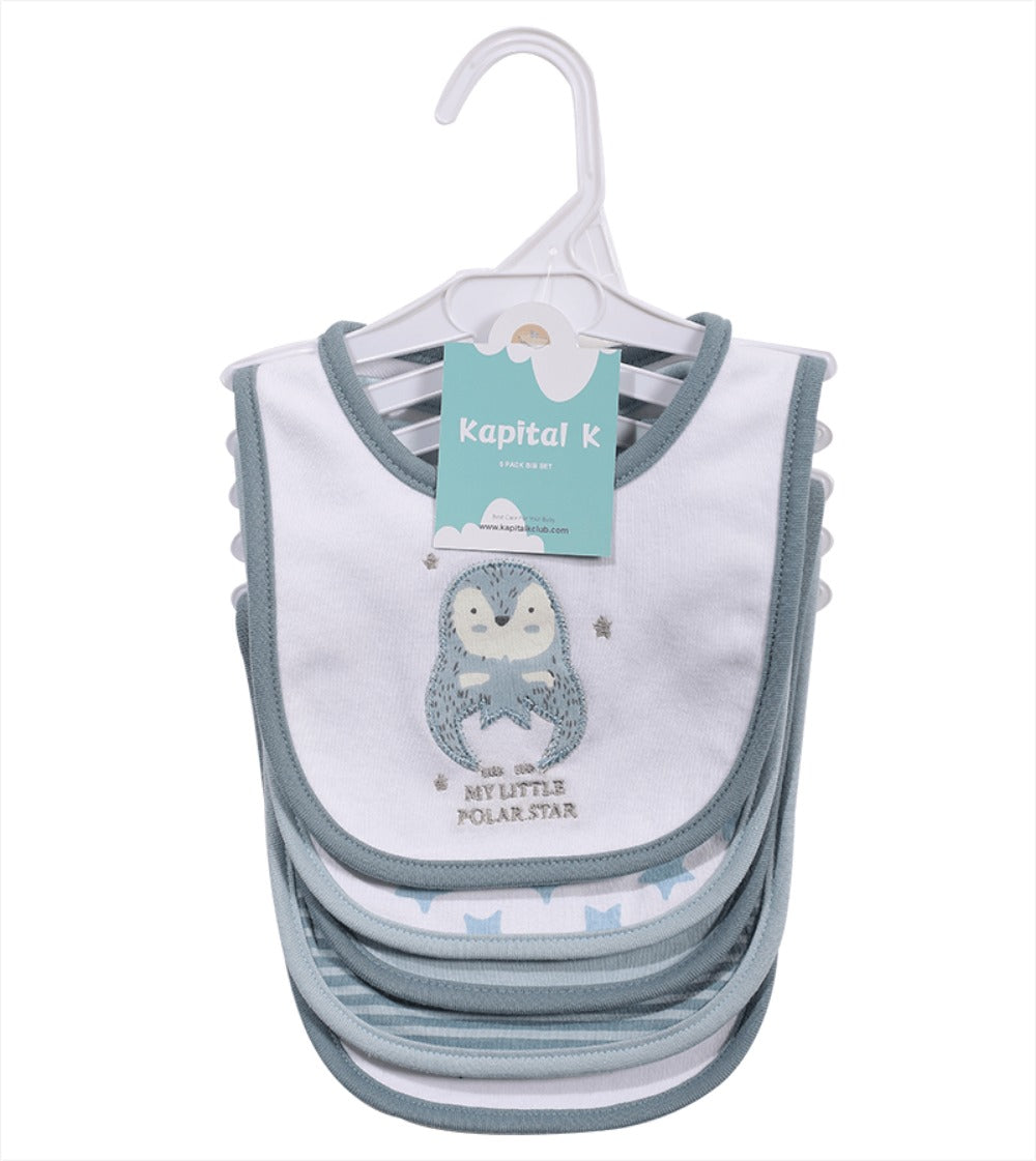 Baby Bib Set - Soft Absorbent Multipack Style 9973