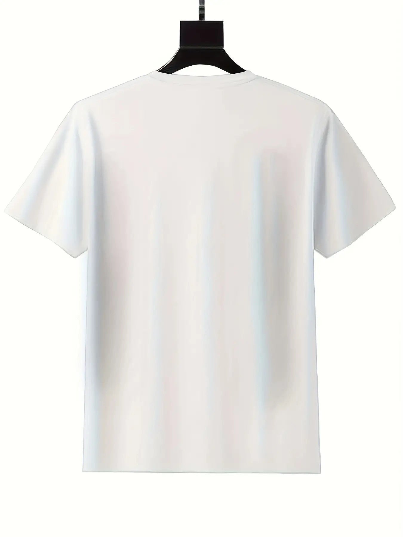 Men'S Oversized White Christian Faith T-Shirt with 'BLESSED' and Cross Print | Casual Short Sleeve Round Neck Loose Fit, Suitable for All Seasons, Comfortable Casual Wear for Church Activities and Daily Wear, Breathable Summer and Layering Essential