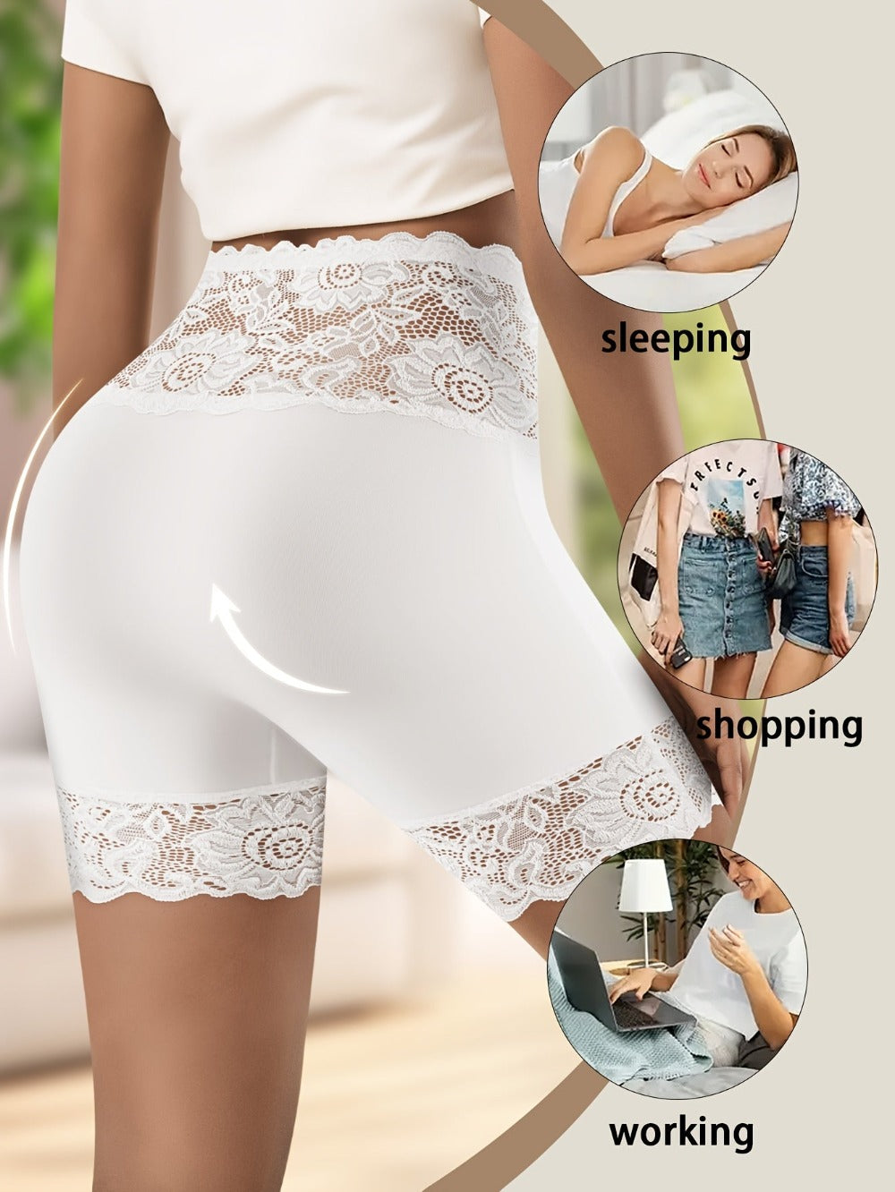 Women's Mid-Rise Hipsters - Lace Everyday Comfort