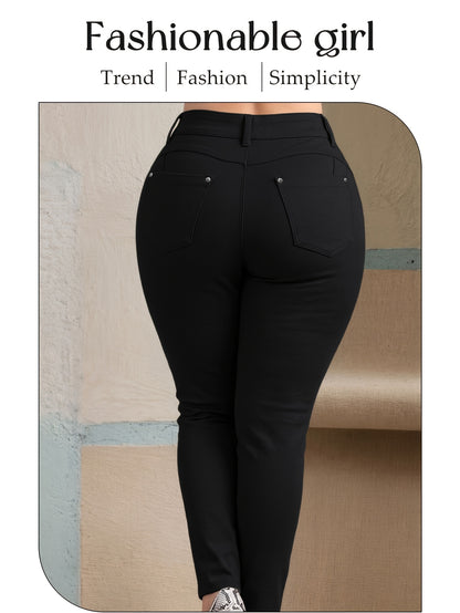 Y2K Trendy High-Stretch Slim Fit Women'S Pants, All-Season Streetwear Casual Trousers
