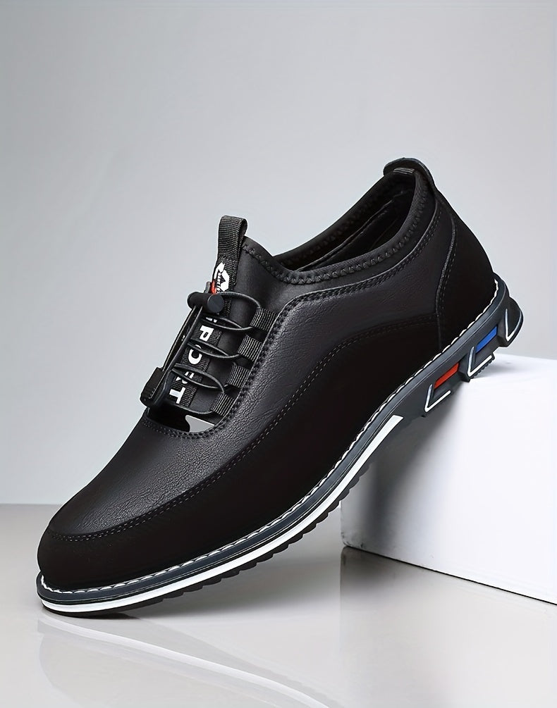 Men'S Plus Size Light Luxury Comfortable Business Casual Shoes, Trendy And Fashionable Wear-Resistant Rubber Sole Men'S Shoes 10598