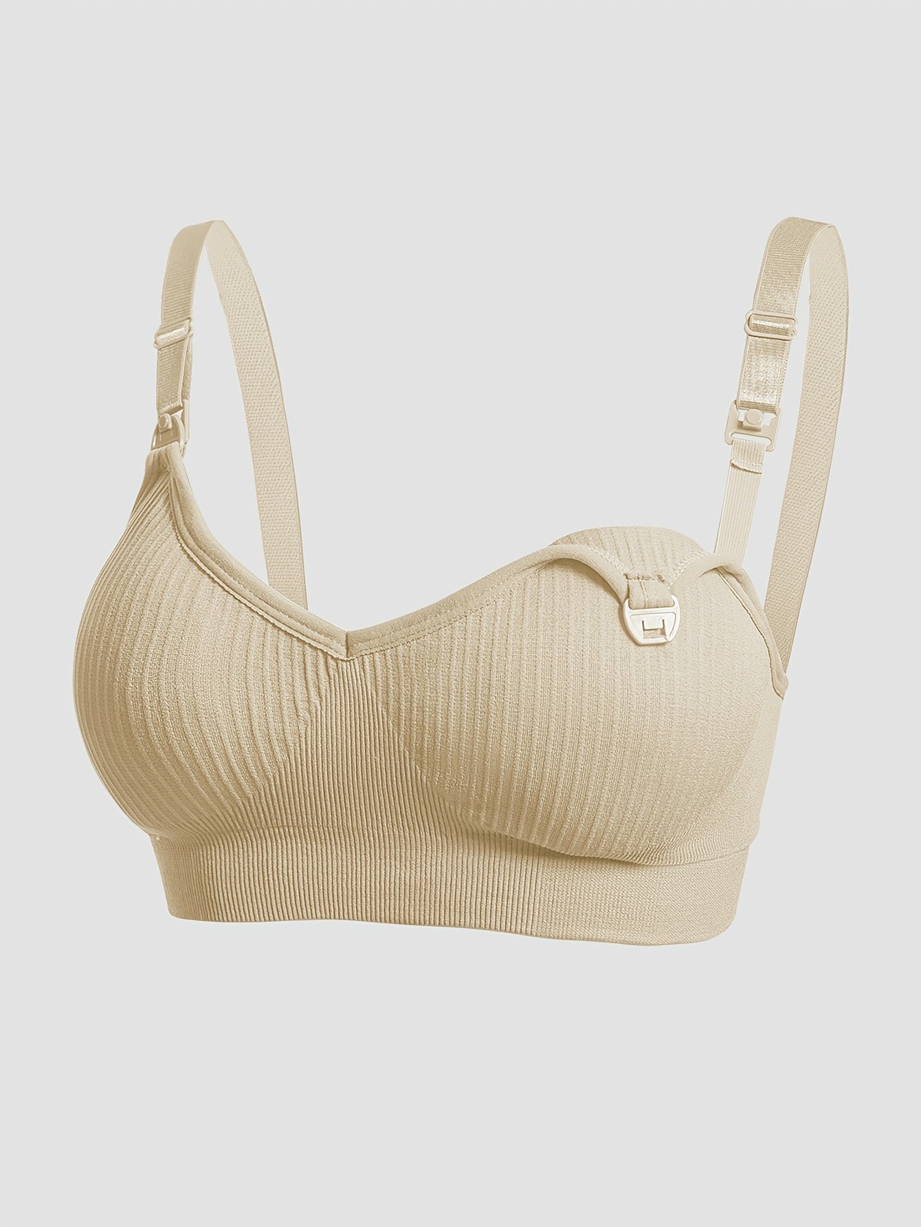 4pcs Sleep And Sports Dual Use Convenient Breastfeeding Anti Leakage Abdomen Control One Piece Seamless Fabric Suitable For Night Nursing Daily Sports