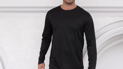 Men's Performance Shirt - Classic Neck Long Sleeve 084389