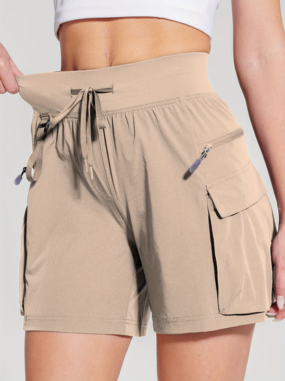 Women's Hiking Cargo Shorts Quick Dry & 50+ Ultra Comfortable High Quality Lightweight Workout Shorts with Big Zipper Pockets for Women Golf Athletic Spring & Summer Essential, Perfect for Going Out