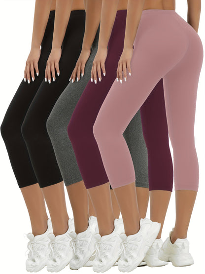 Women's 5 Black Polyester Pants - product view 4
