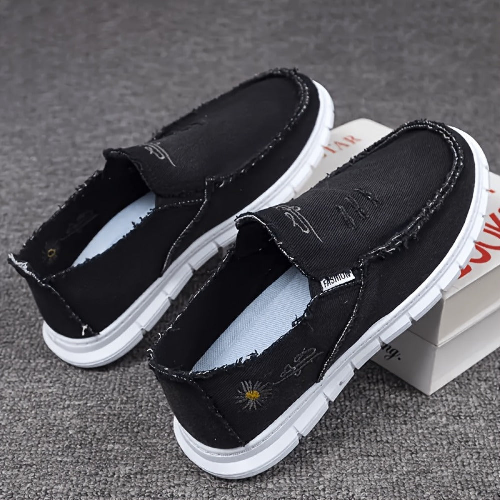 Men's Loafers & Flats - Breathable Mesh Lace-Up for Everyday Wear 161445
