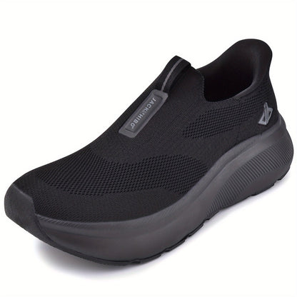 Men's Walking Shoes - Cushioned Support & Wide Toe Comfort