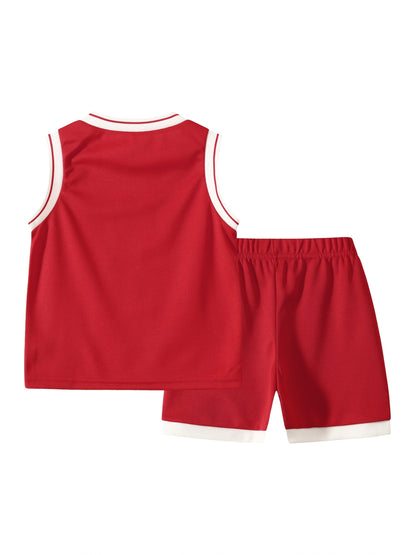 6pcs Boy 8 Years Old Summer Short-sleeved Suit Children's Gift Fashion Comfortable Breathable New Children 10 Years Old T-shirt Boys Clothes Children's Clothing Suitable for Outdoor Sports, Perfect for Outdoor