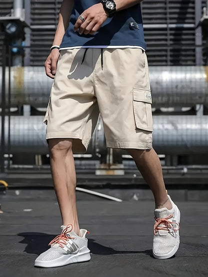 3pcs Set - Men'S Shorts, Casual Loose Shorts, Perfect Choice, Large Pocket Workwear Shorts, Summer Workwear Shorts Men'S Five Quarter Pants Ins Trendy Straight Leg Casual Five Quarter Shorts Couple Basketball Pants