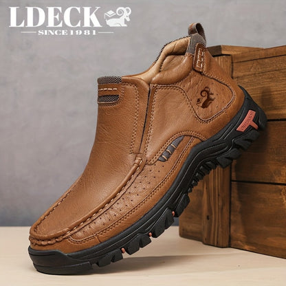 Men's Walking Shoes - Breathable Comfort & Cushioned Support