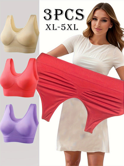 Women's Mixed Color 1 Knit Sports Bra - product view 6