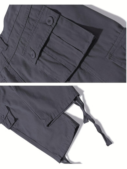 Men's Khaki 6-pocket Casual Pants