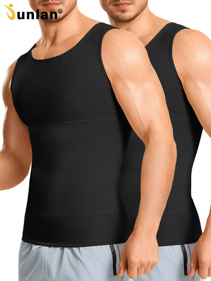 Men's Compression Shapewear Vests 2-Pack