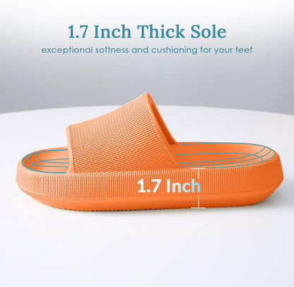 Men's and Women's Bathroom Indoor Slippers, Men's Quick-Dry Slippers, Arch Support Shower Shoes with Cushioned Soles