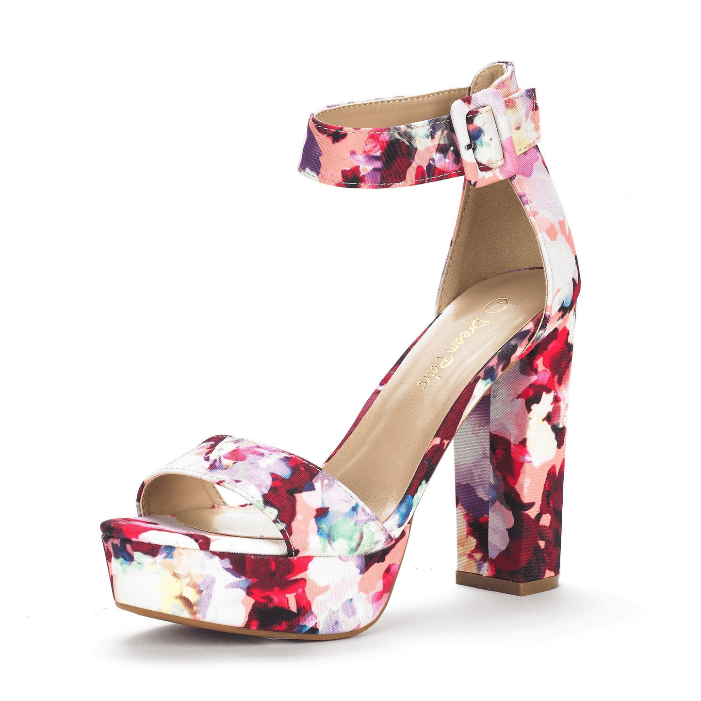 Women Heeled Sandals Pumps for Party for Wedding Womens High Heel Platform Pump Sandal with Ankle Strap Brand Shoes for Ladies Fashion Classic, Women Shoes