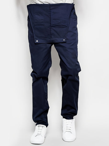 Men's Denim Overalls - Pocket Detail 500005