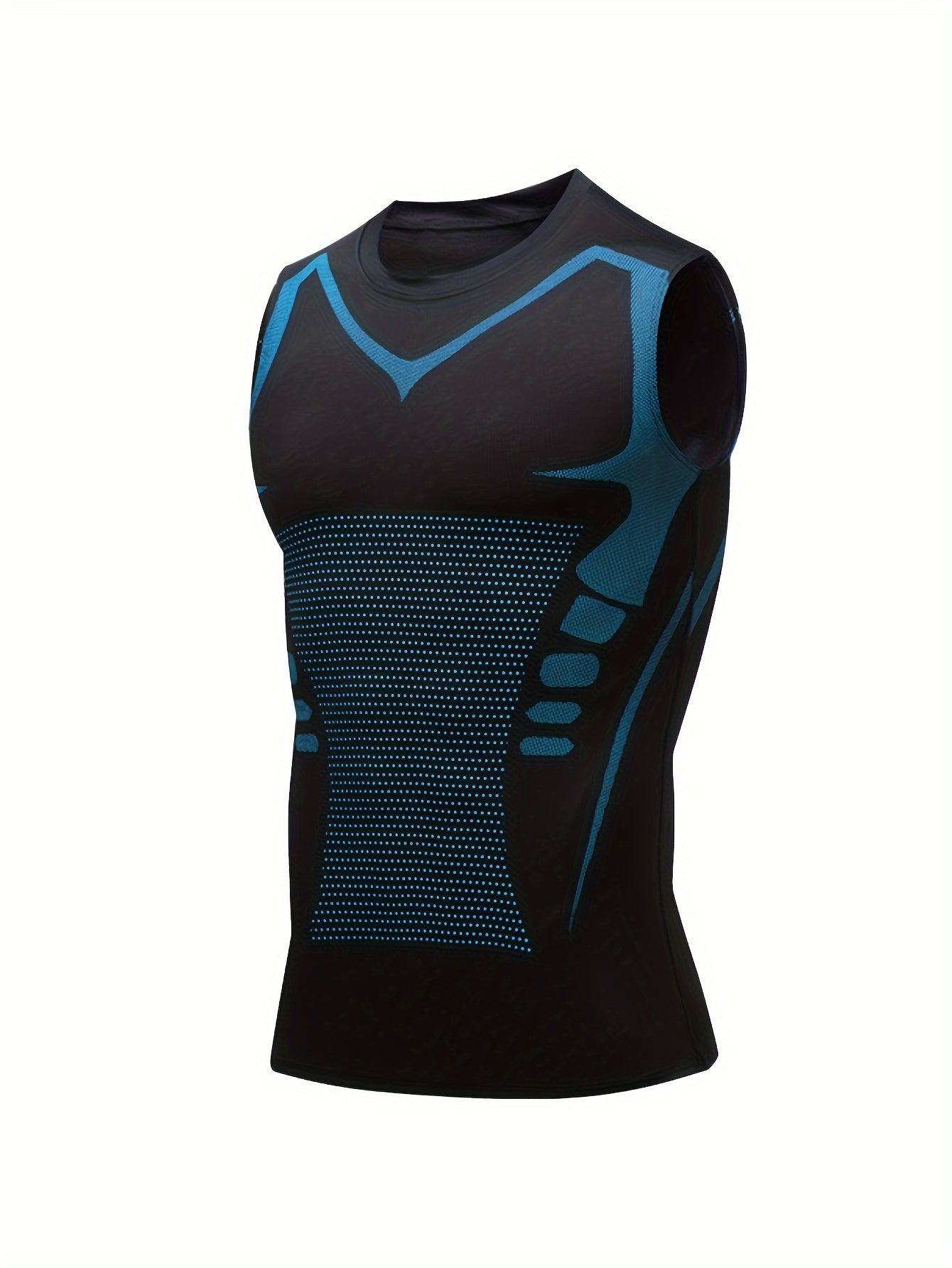 Set of 3 Men'S Athletic Compression Tank Tops, Sleeveless Shirts for Basketball, American-Style Training Vests Designed for Moisture-Wicking And Quick-Drying, Ideal for Sports And Outdoor Activities