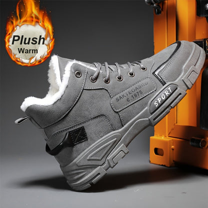 Men's Sneakers - Non-Slip Sole & Lace-Up Fit