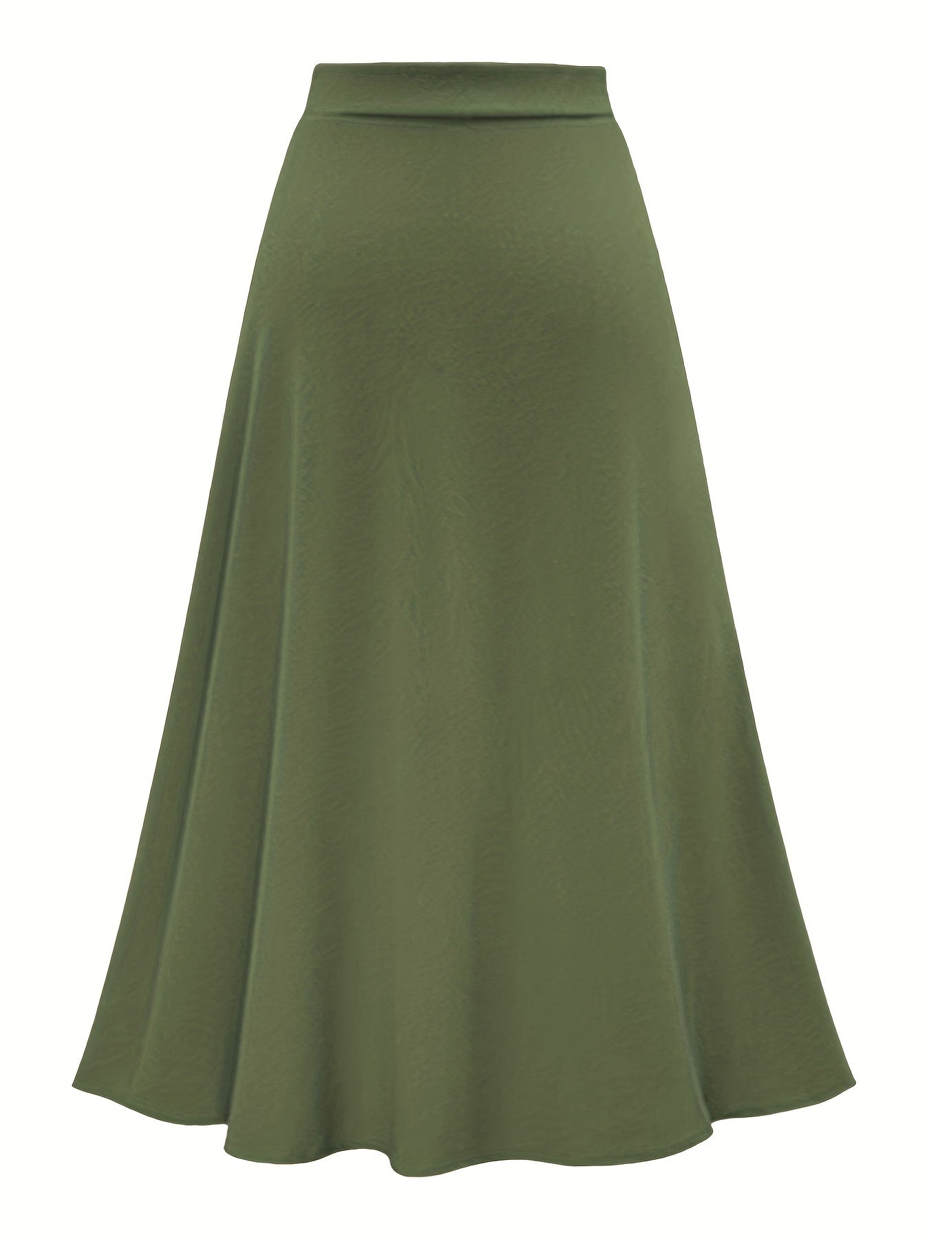 Women's Autumn New High-Waist Irregular Split Skirt with Lining, Mid-Length 2-in-1 Tie Dress