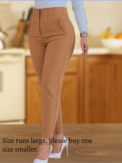 Casual Slim Suit Pants Versatile Nine Temperament Commuter Pants Female