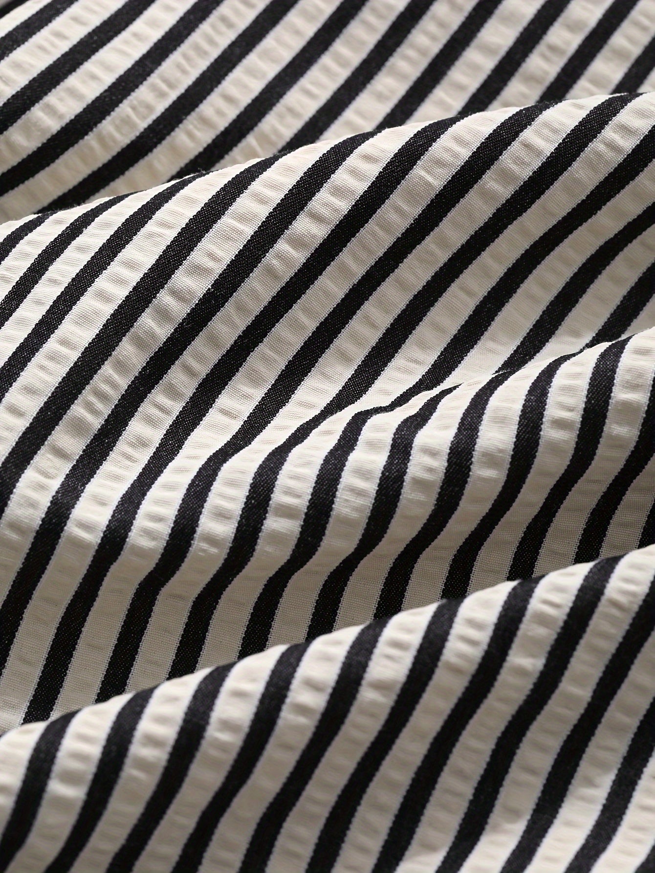 Casual Women'S Striped Wide-Leg Trousers Made Of, Featuring an Elastic Waistband, Machine Washable Fabric, Vertical Stripes, And Suitable for Comfortable Wear Throughout The Year