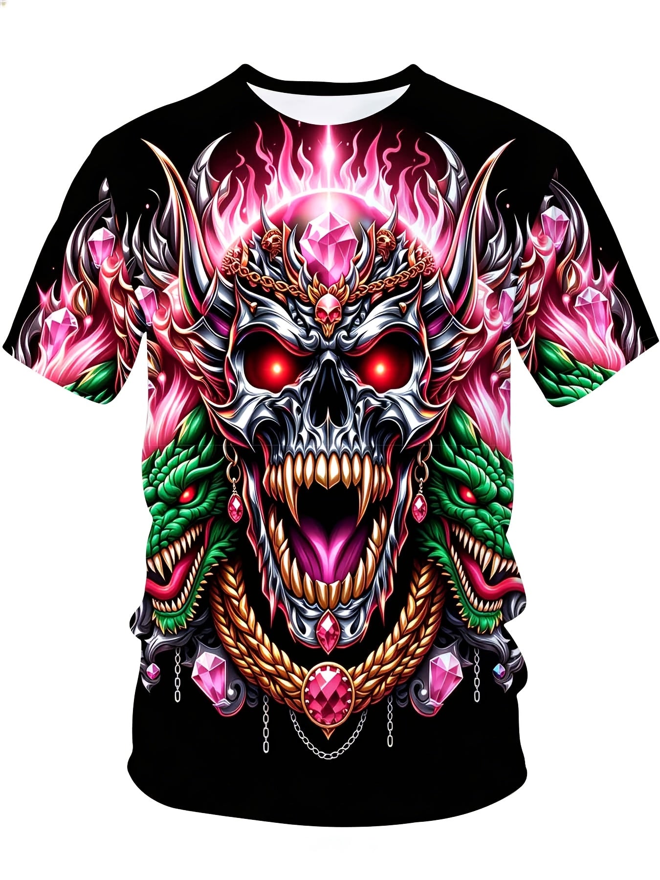 Men's Multicolor Printed Graphic T-Shirt - product view 16