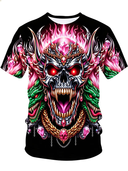 Men's Multicolor Printed Graphic T-Shirt - product view 16