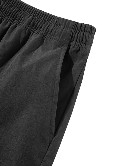 Set of 4 Men'S Long Pants with Cinched Waist And Multiple Pockets, Ideal for Outdoor Work Year-Round.