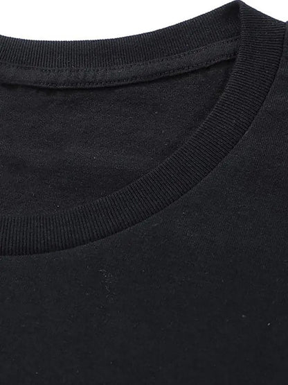 Plus Size Women'S Casual T-Shirt, Women'S Everyday Comfortable Loose-Fitting Crew Neck Printed T-Shirt, Suitable for All Seasons, Machine Washable Shirt, Valentine'S Day Women'S Clothing, Date Outfit